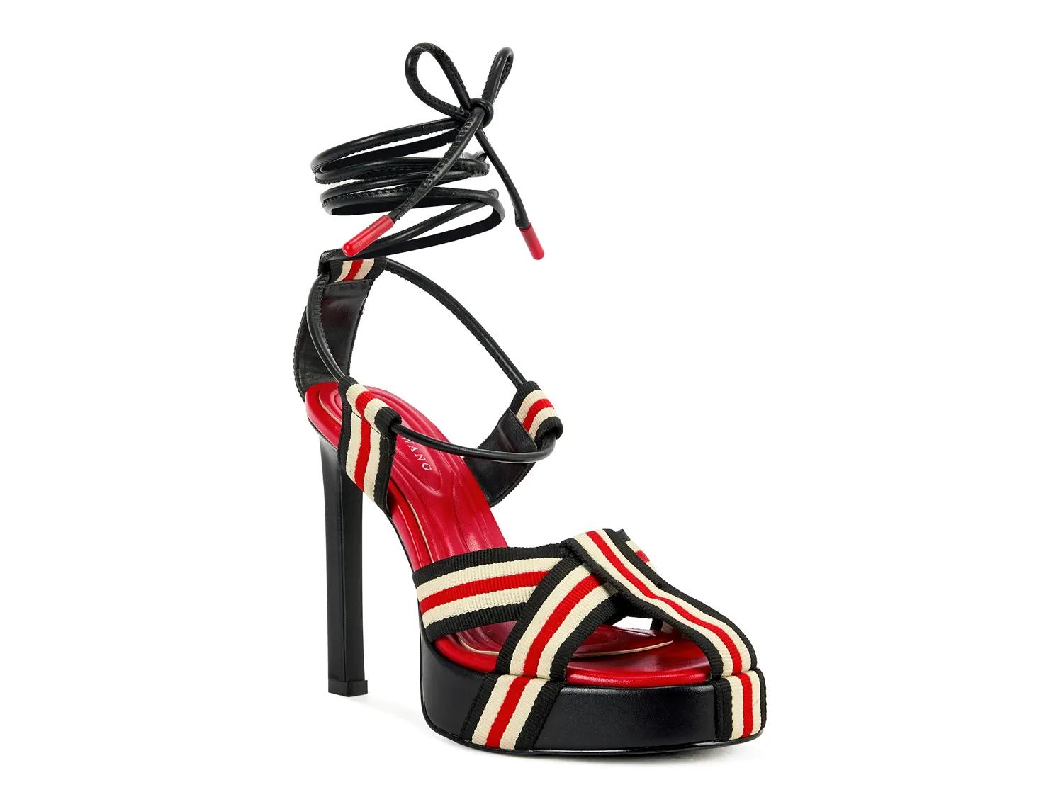 Azalea Wang Abilene Platform Sandal In Multi