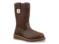 Wellington 10" Waterproof Steel Toe Wedge Work Boot - Men's Dark Brown view