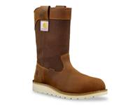 Wellington 10" Waterproof Steel Toe Wedge Work Boot - Men's Dark Brown view