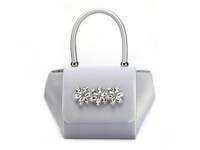 Liz Clutch Silver Metallic view