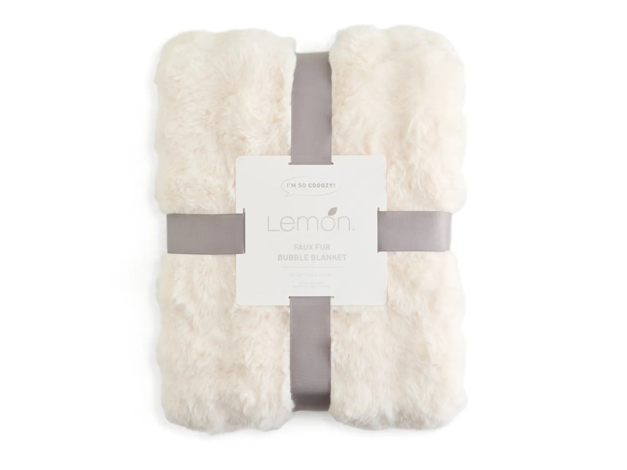 Faux Fur Bubble Blanket