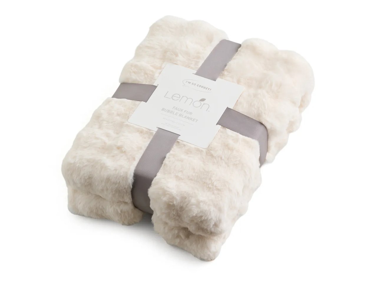 Faux Fur Bubble Blanket