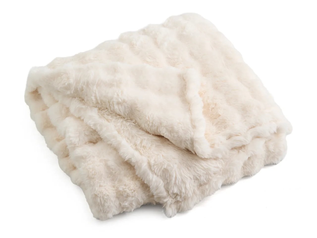 Faux Fur Bubble Blanket