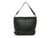 Quincy Leather Hobo Bag Black view