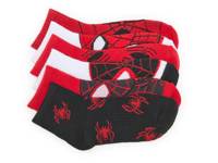 Spider-Man Kids' Ankle Socks - 6 Pack Red/Black/White view