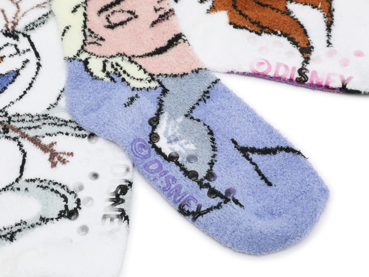 Frozen Cozy Kids' Crew Socks - 3 Pack