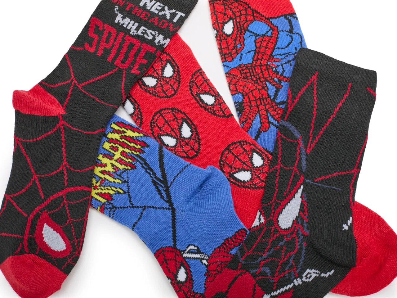 Spider-Man Kids' Crew Socks - 5 Pack