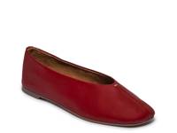Meredith Flat Dark Red Leather view