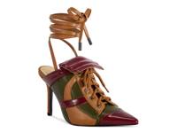 Ambre Pump Olive Green Multicolor view