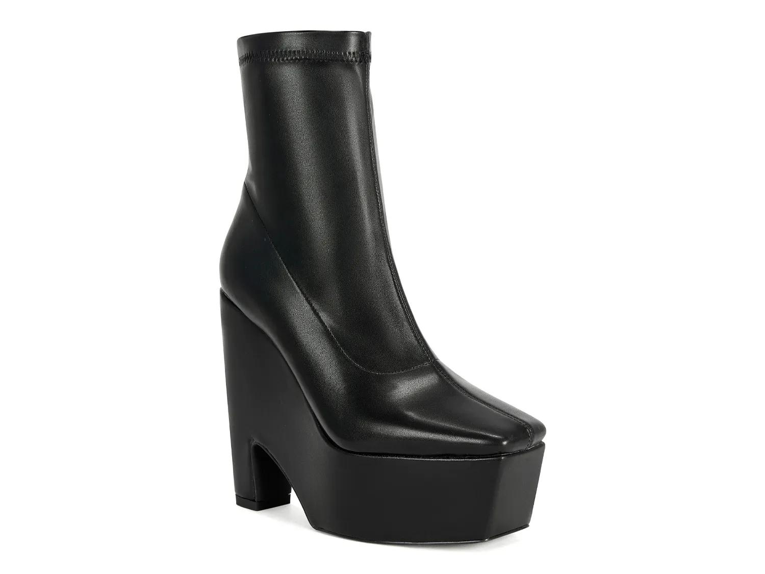 Azalea Wang Lirra Platform Bootie | Women's | Black | Size 6 | Boots
