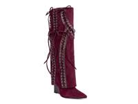 Mantegna Foldover Wedge Boot Purple view