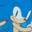 Sonic The Hedgehog LED Kids' Watch Multicolor view