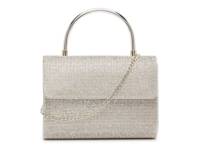 Top Handle Crystal Clutch Silver Metallic view