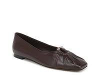 Dany Flat - Women's Dark Brown Leather view
