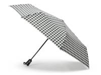 Compact Auto Open/Close Umbrella Black/White Gingham view