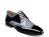 Tindall Wingtip Oxford Black/Blue view