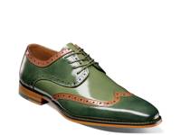 Tindall Wingtip Oxford Olive Green/Multicolor view