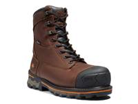 Boondock 8" Waterproof Work Boot - Men's Dark Brown view