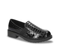Vanessa Loafer Black Croc Print view