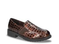 Vanessa Loafer Dark Brown Croco view