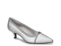 Zayn Pump Silver Satin view