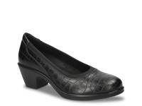 Chyler Pump Black Croc Embossed view