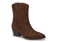 Frontier Cowboy Bootie Chocolate Suede view