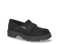 Pulse Platform Loafer Black Fabric view