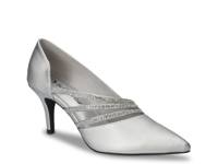 Azalea Pump Silver Satin view