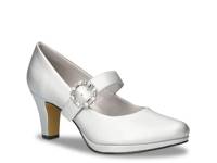 Charisma Mary Jane Pump Silver Satin view