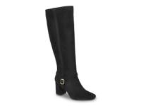 Oleander Wide Calf Boot Black Fabric view