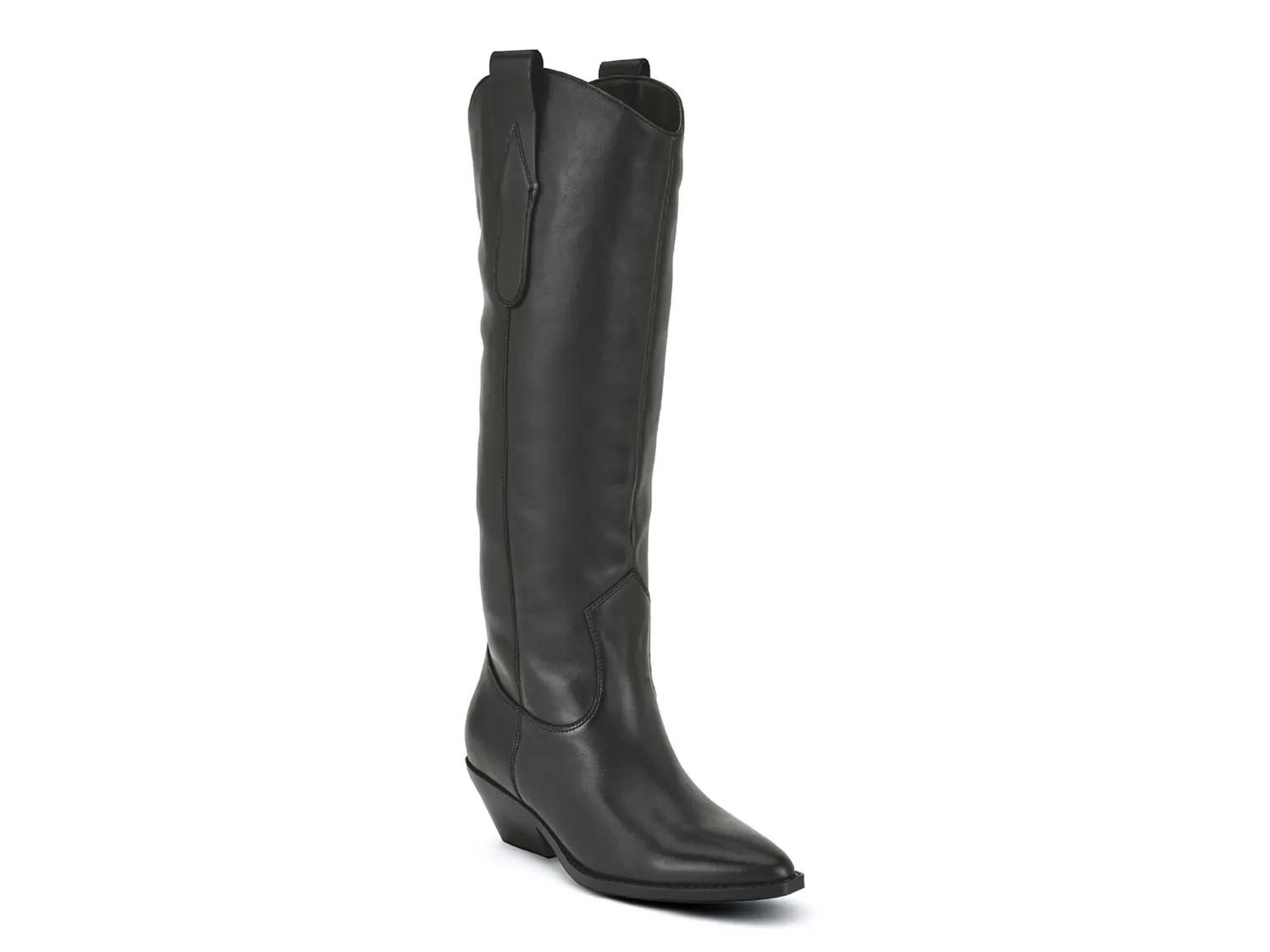 Nine West Asken Cowboy Boot | Women's | Black | Size 5 | Boots