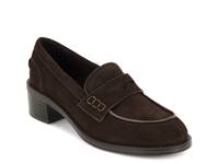 Vandel Penny Loafer Dark Brown Suede view