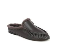 Tevin Shearling Mule - Women's Dark Brown Leather view