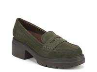 Lumos Platform Loafer Clay Suede view