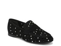 Bloom Stud Loafer Black Suede view