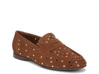 Bloom Stud Loafer Chestnut Suede view