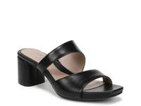 Iman Sandal Black Leather view