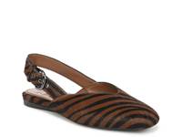 Crystal Flat Brown/Black Zebra Print Calf Hair Leather view