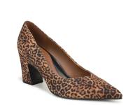 Ella Pump Brown Leopard Print Suede view