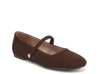 Ashanti Mary Jane Flat Dark Brown Suede view