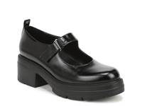 Lea Platform Mary Jane Black view