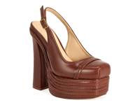 Peggy Platform Pump Chocolate view