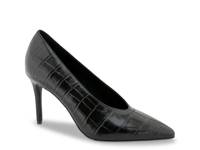 Billa Pump Black Croc Print view