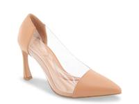 Byra Pump Tan/Clear view