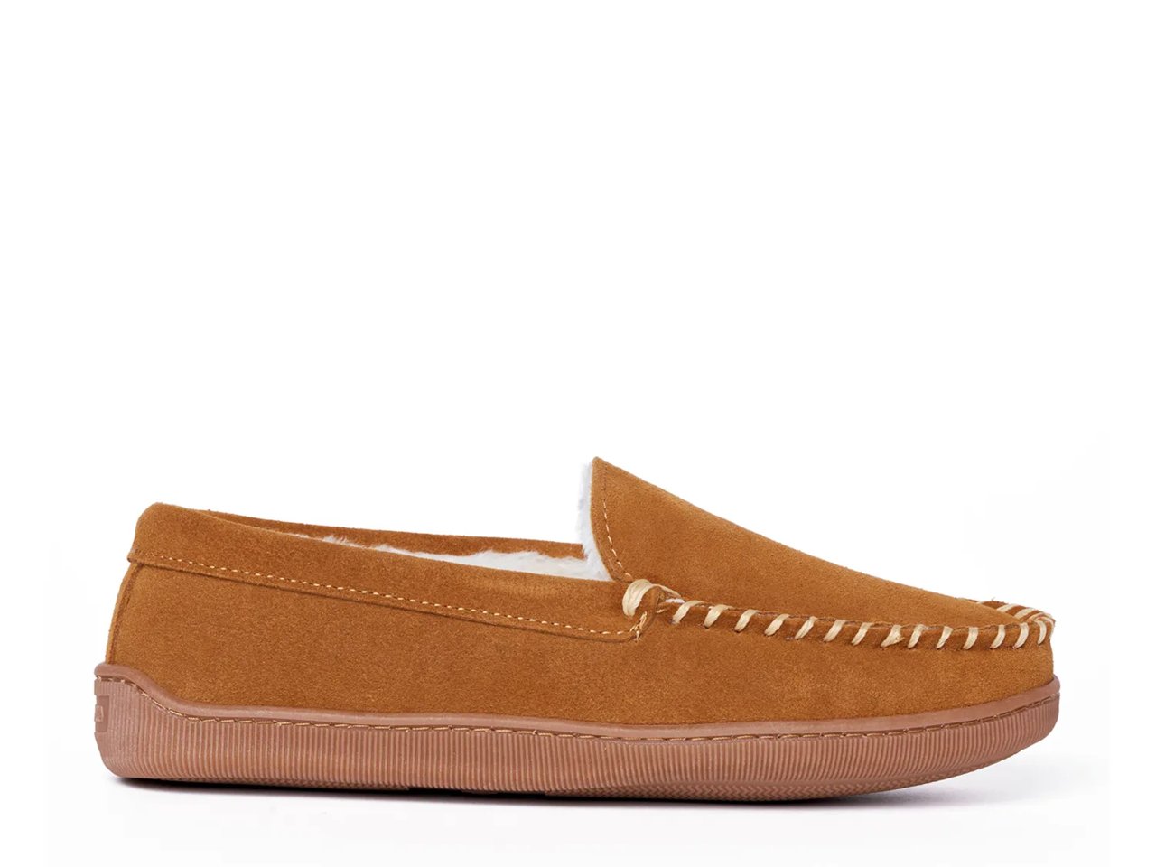 Pile Lined Hardsole Slipper - Men's