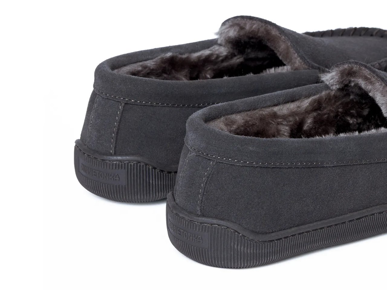 Pile Lined Hardsole Slipper - Men's