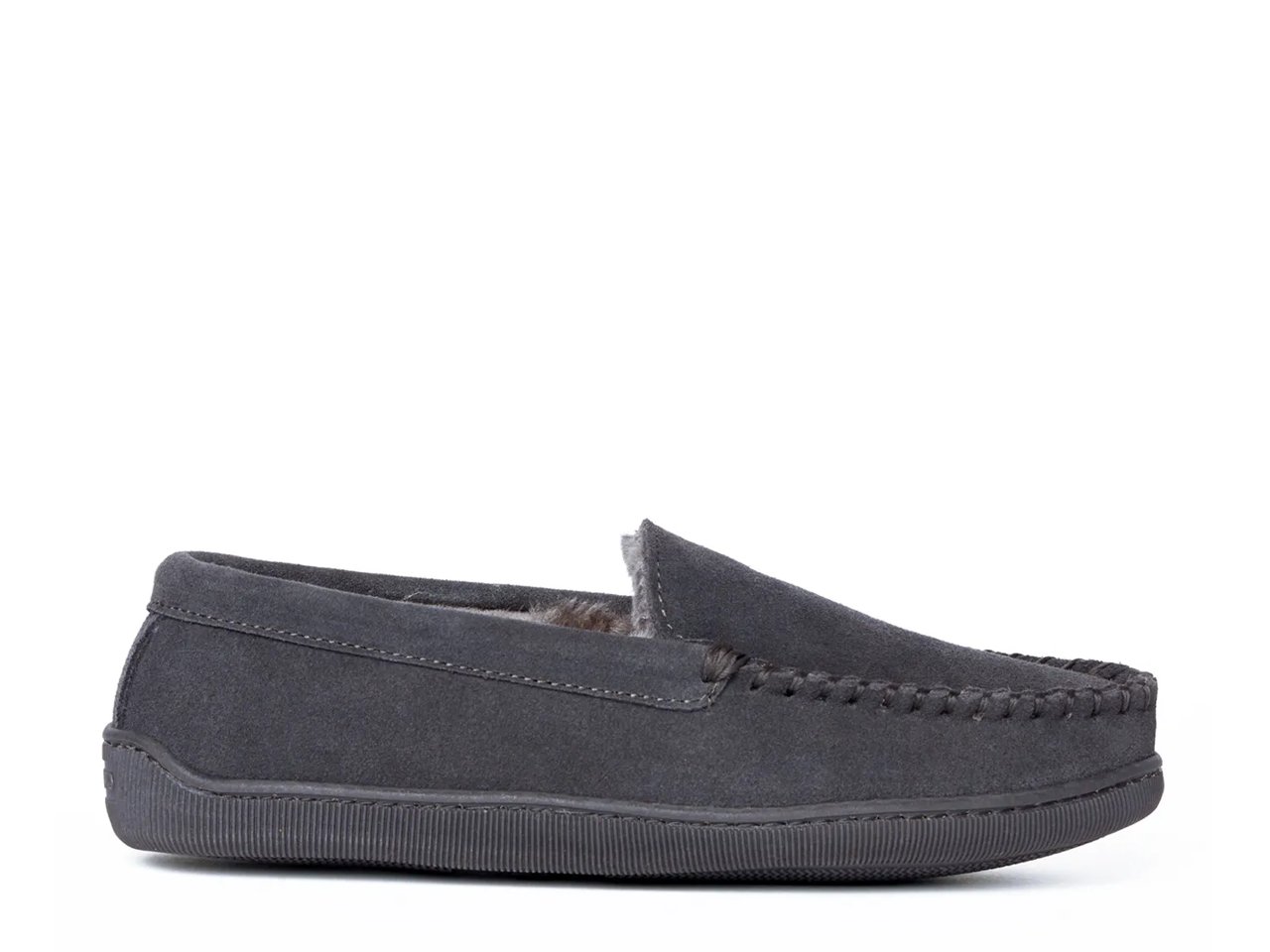 Pile Lined Hardsole Slipper - Men's