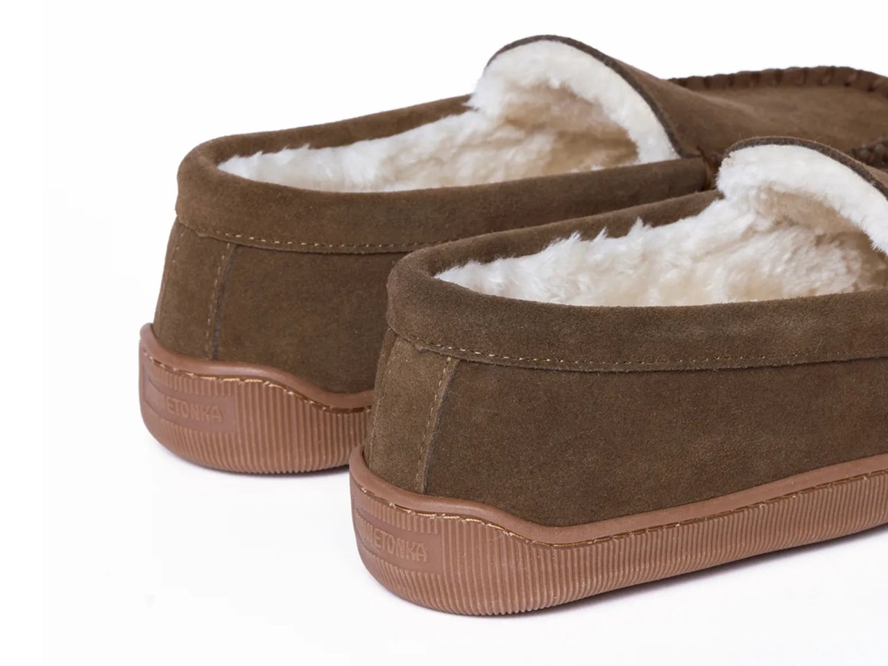 Pile Lined Hardsole Slipper - Men's