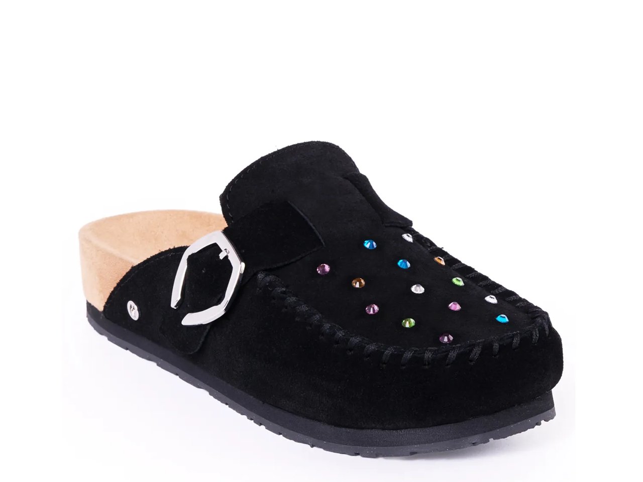 Rhinestone Buckle Clog